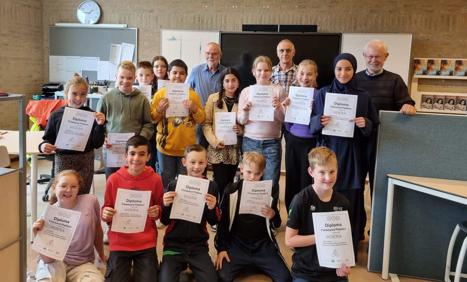 Kinderen met diploma